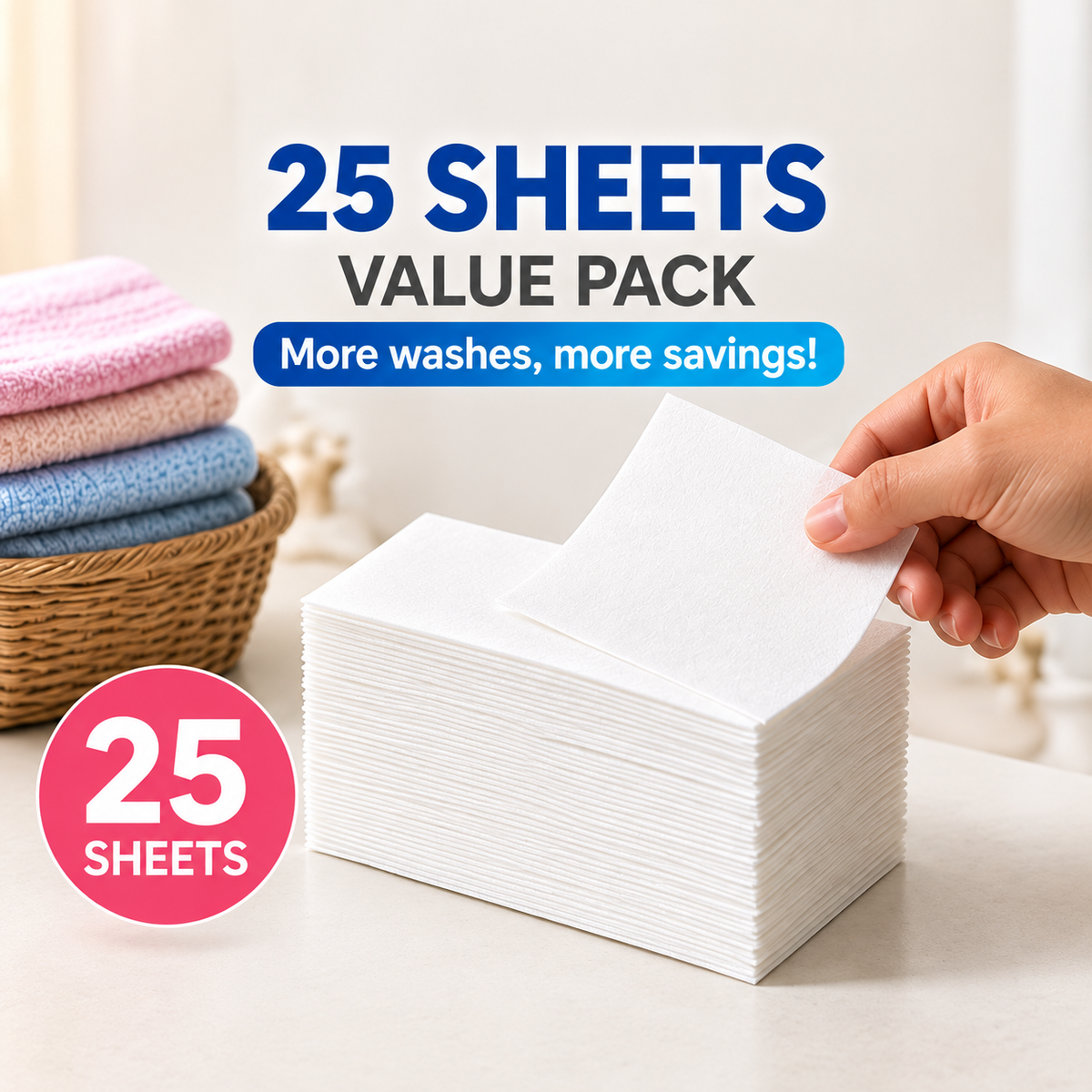 Laundry Colour Catcher Sheets