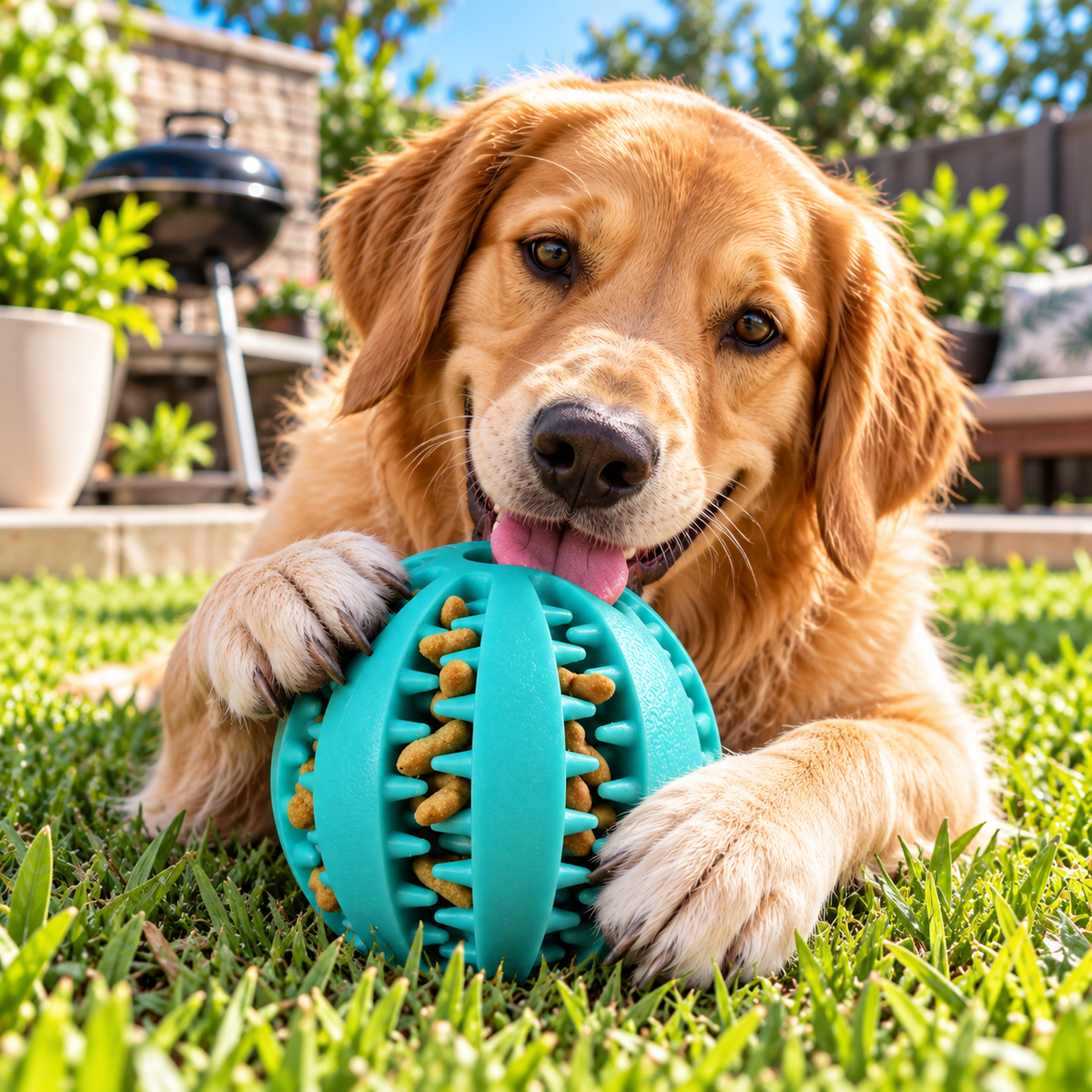 Treat Dispensing Dog Ball