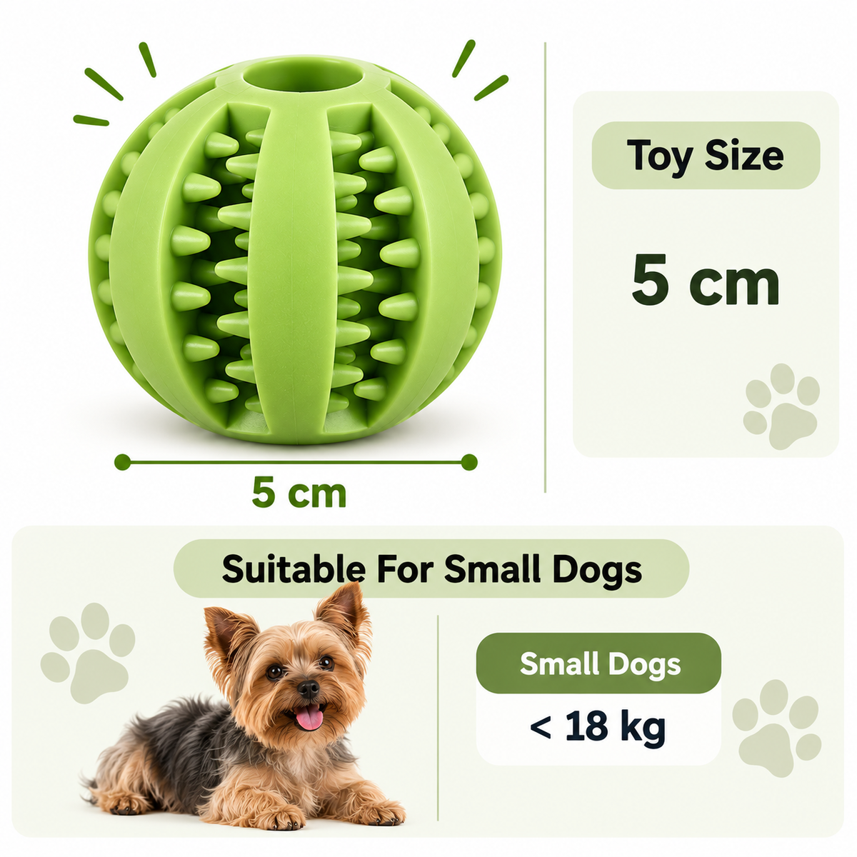 Treat Dispensing Dog Ball