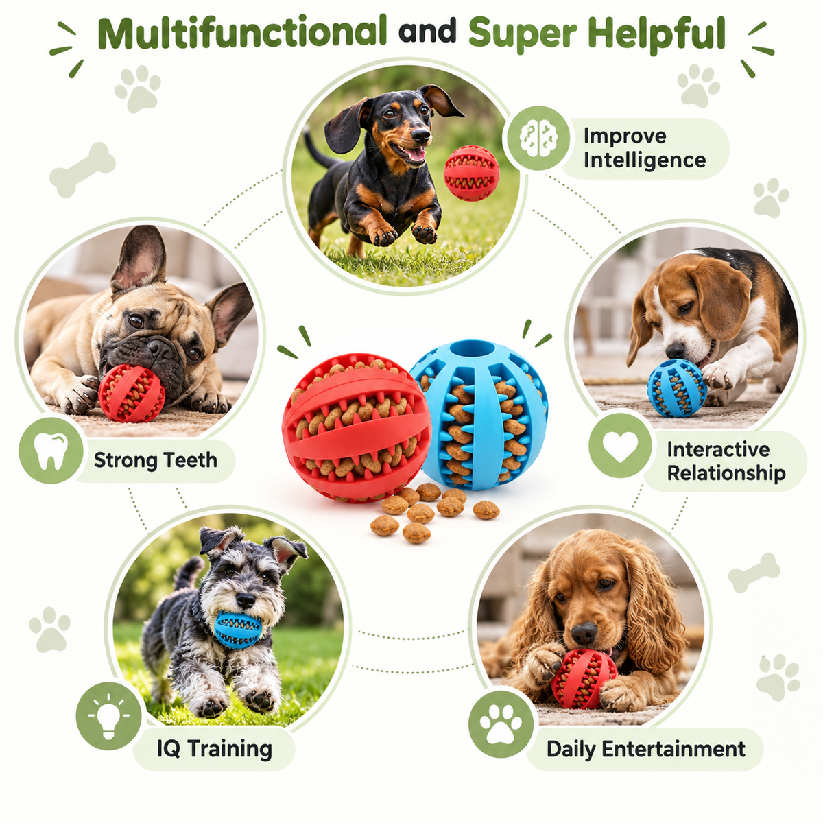 Treat Dispensing Dog Ball