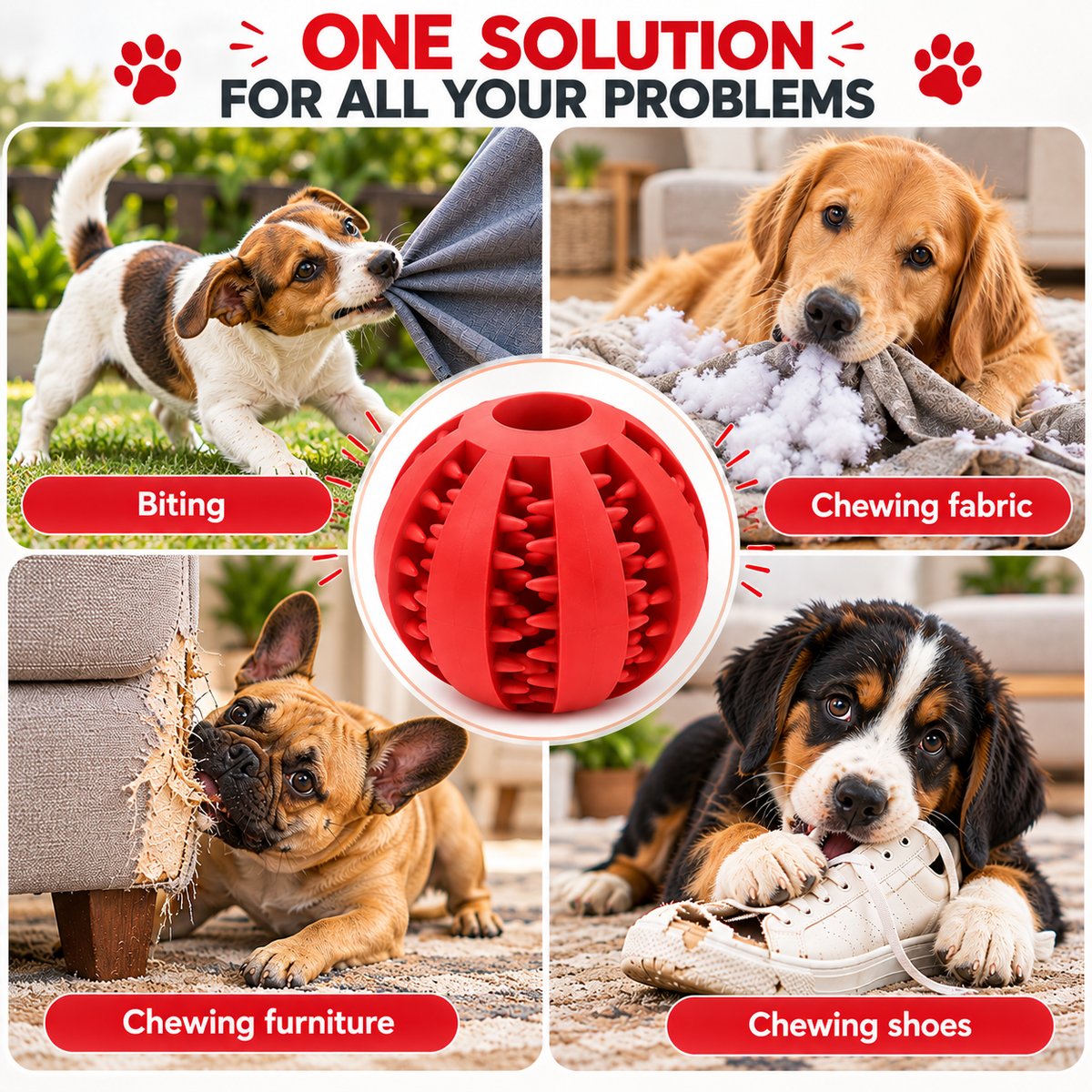 Treat Dispensing Dog Ball