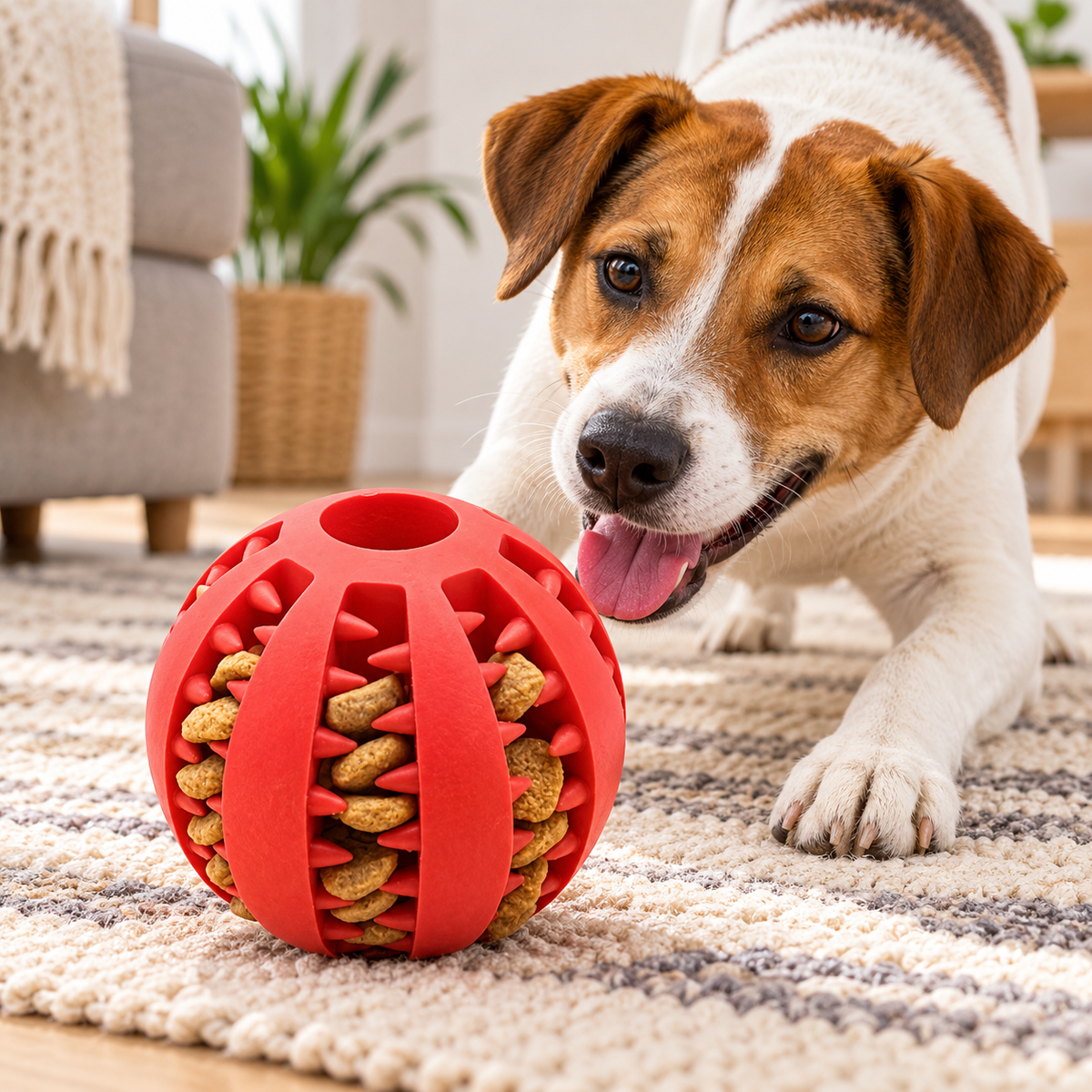 Treat Dispensing Dog Ball