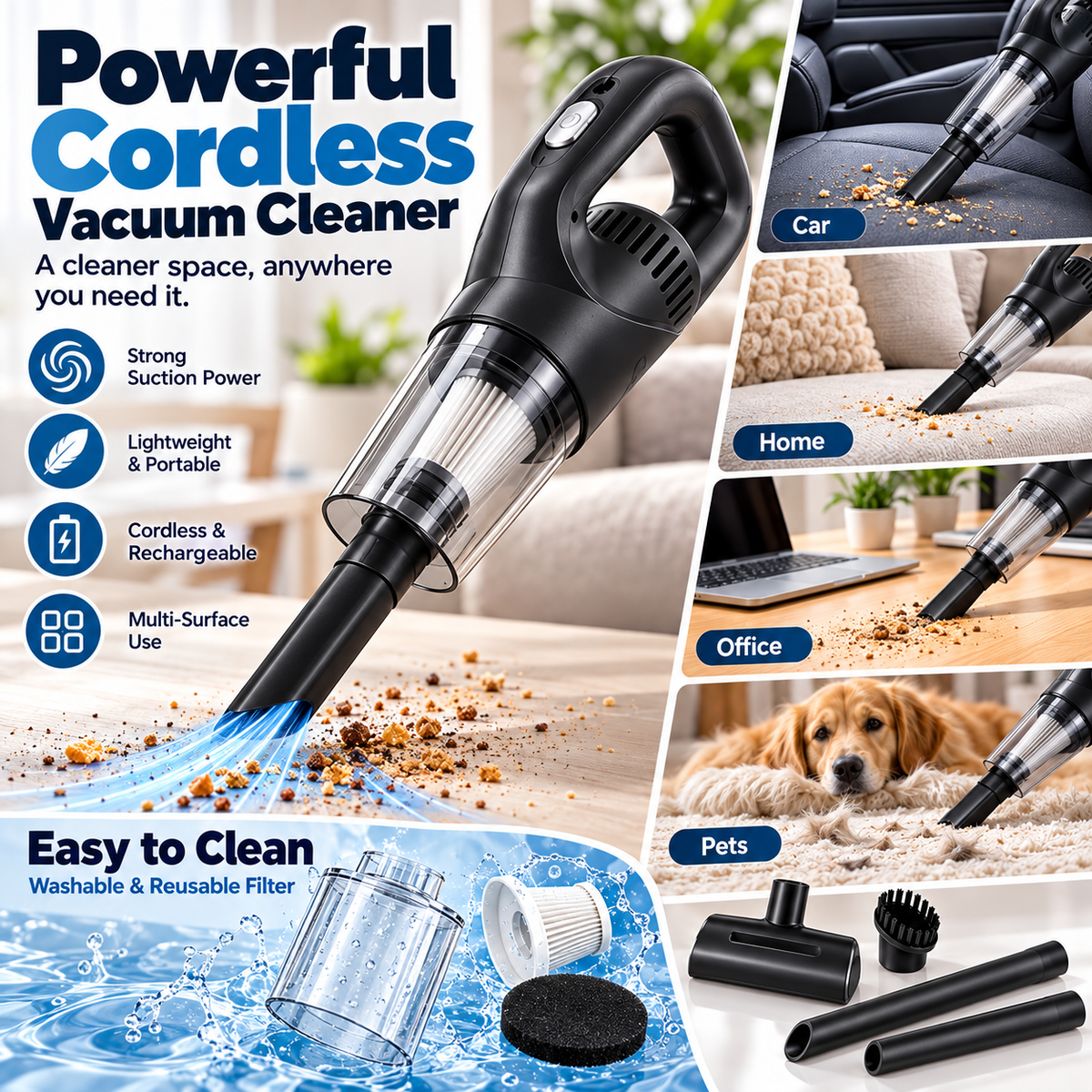 Cordless Handheld Vacuum